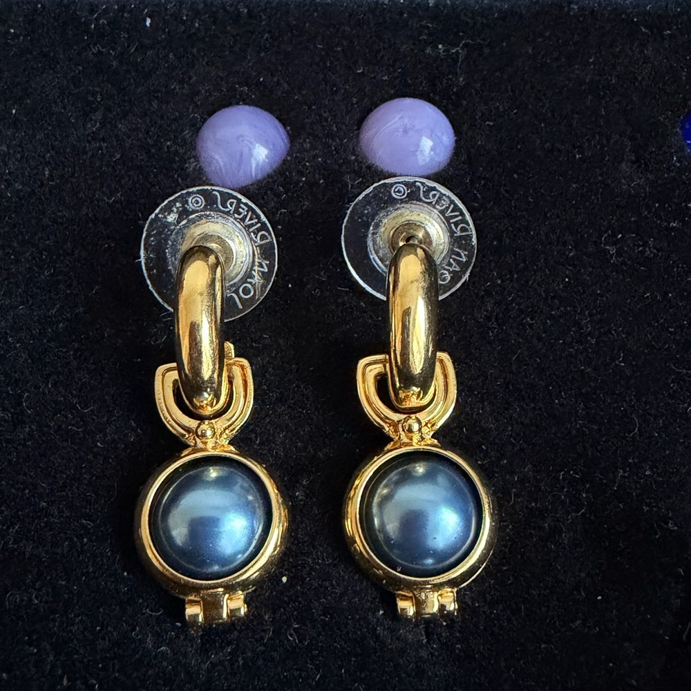 Joan Rivers Interchangeable Drop Earrings Set